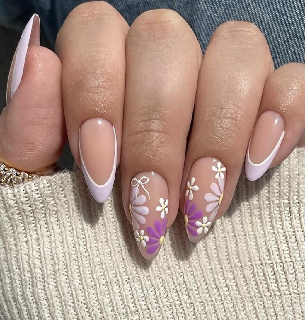 Creative nail art with unique patterns